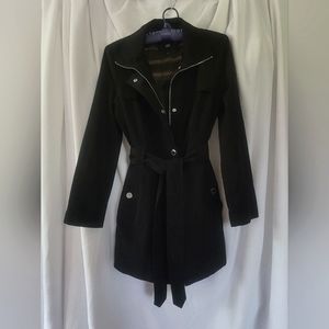 London Fog Black Coat Small